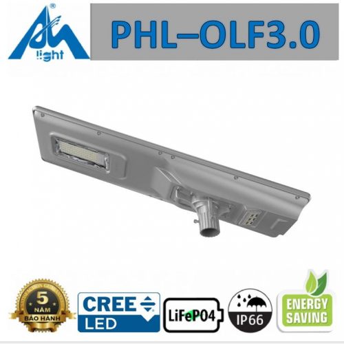 Đèn đường NLMT 80w PHL-OLF3.0 - Phú Hiển Lighting - Công Ty TNHH TM&DV Phú Hiển Lighting